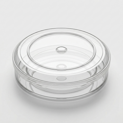 ROUND ACRYLIC DESSERT BOX - 500g - Standard Height