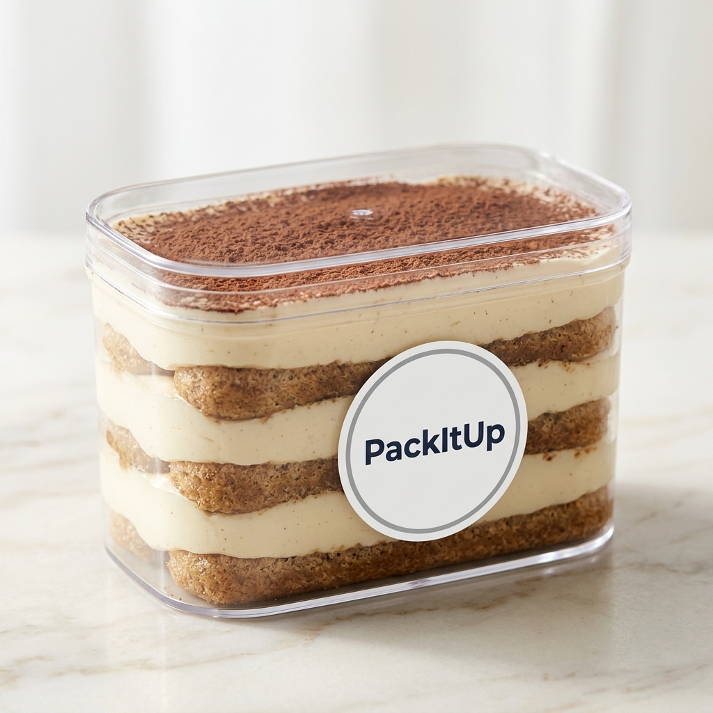 Acrylic Oval Storage Box - 200g Capacity