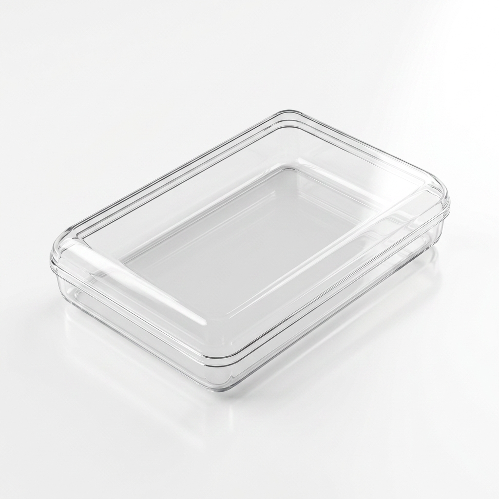RECTANGLE ACRYLIC DESSERT BOX - 250g