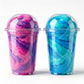 Transparent PET Glass with Dome Lid – 12oz & 16oz