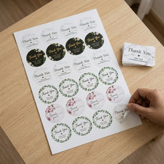 Premium Assorted "Thank You" Packaging Stickers