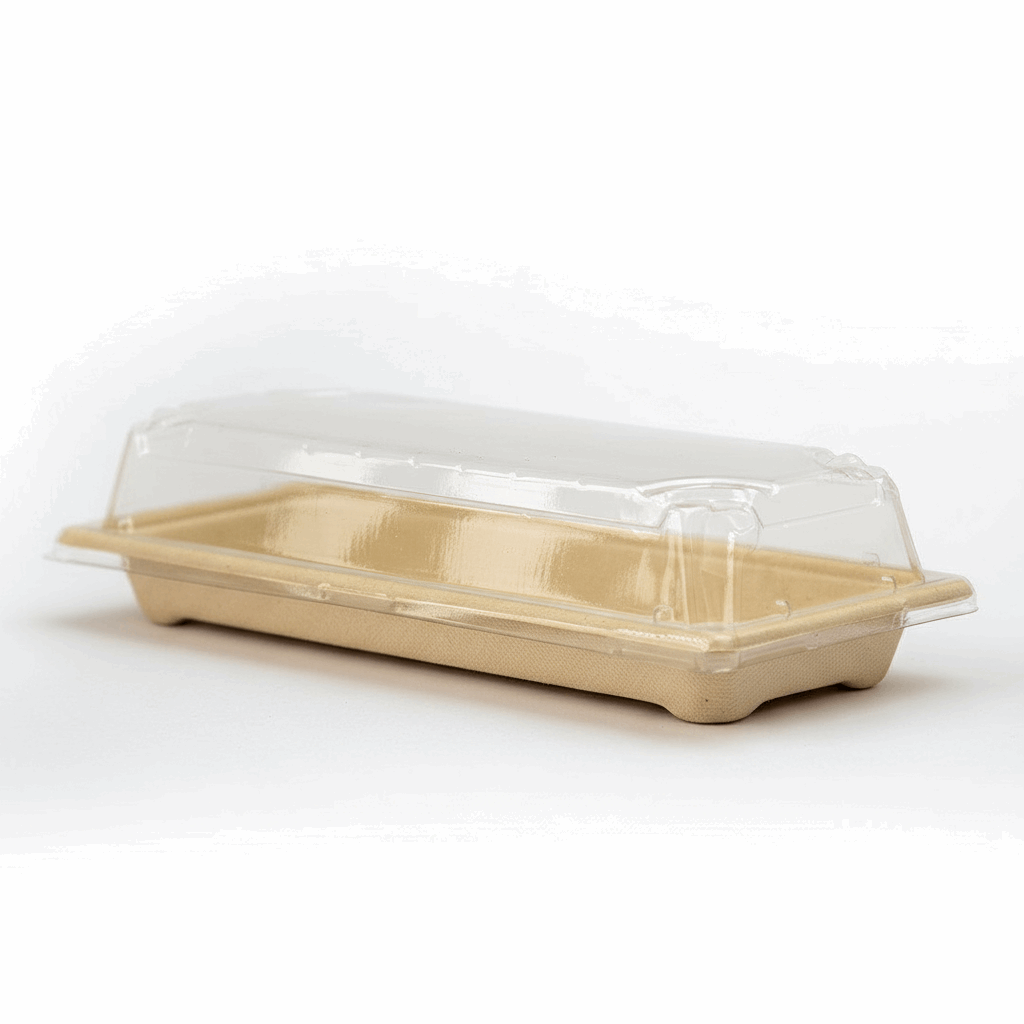 Bagasse Sushi Tray Small