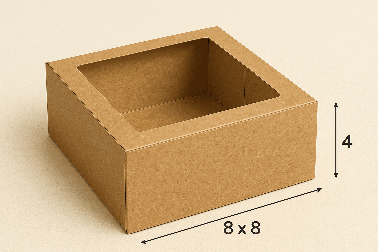 Brown kraft packaging design