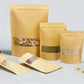 Brown Kraft Pouches - 16x26cm