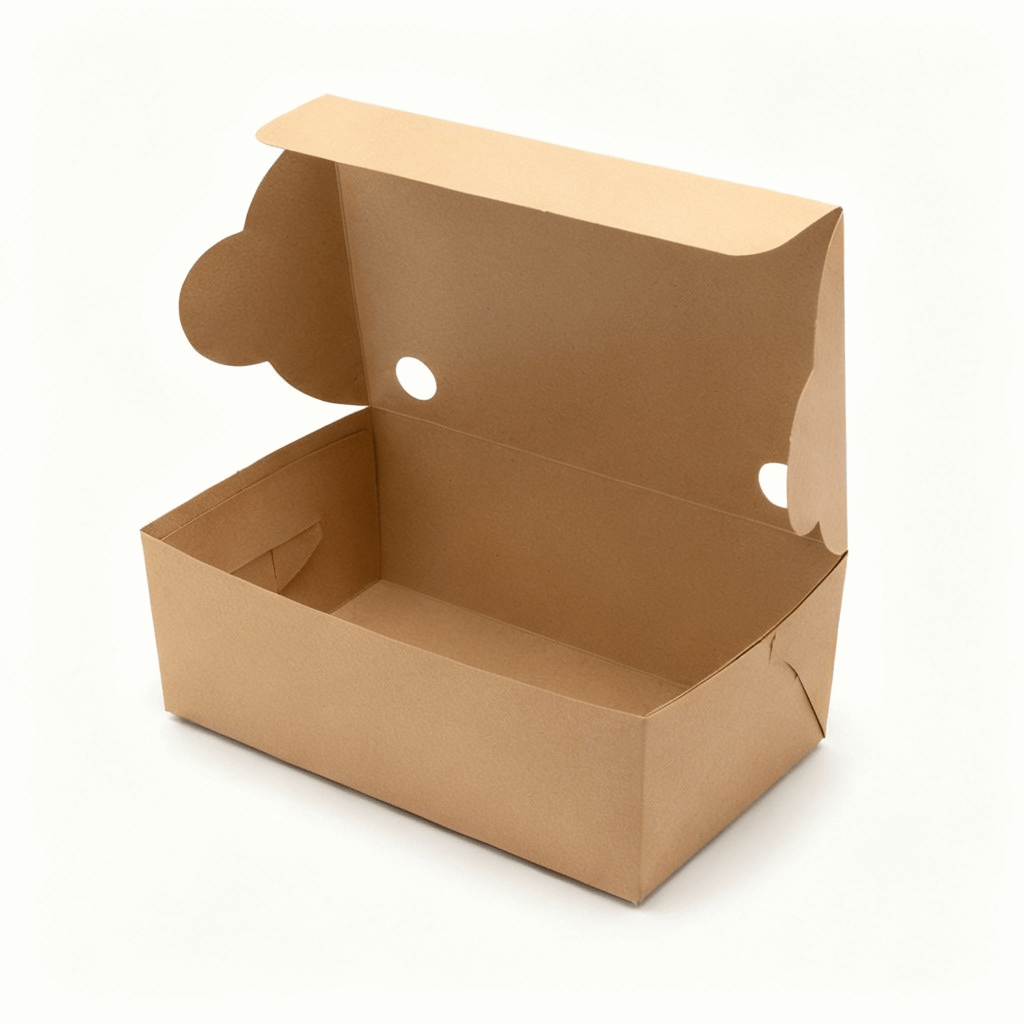 Kraft Meal Box | 7.5 × 4.25 × 2.75 in