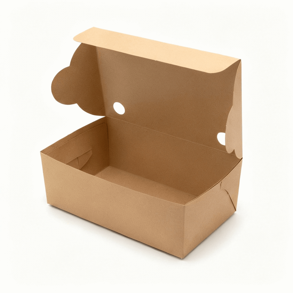 Kraft Meal Box | 7.5 × 4.25 × 2.75 in