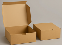 Kraft Cake Box Without window – 12 x 12 x 4