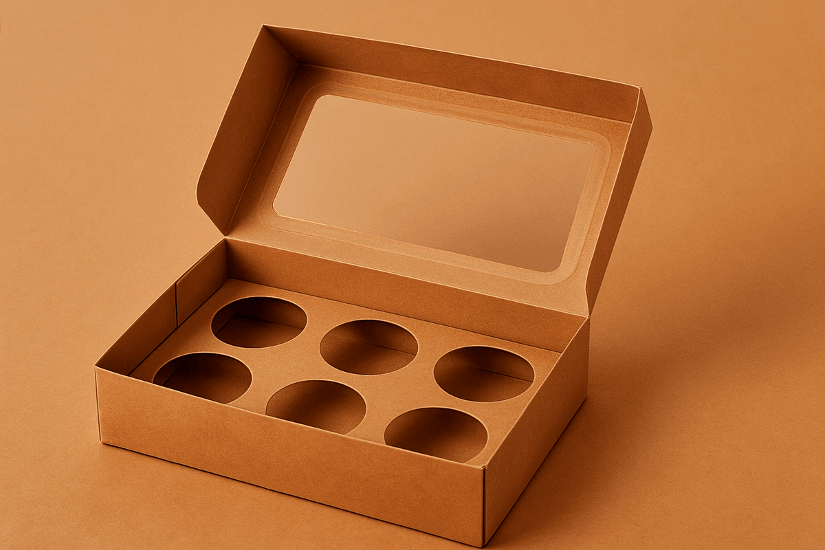 6 cupcake box