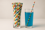 multicolor paper straws 6x197mm eco-friendly biodegradable drinking straws – PackItUp Pakistan