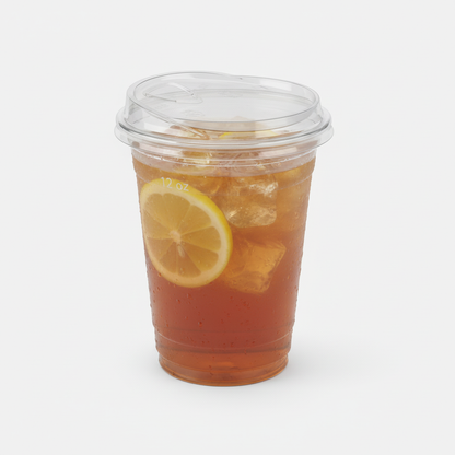 Sip Lid on 12oz Glass – #f1f1f1 Background