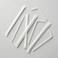 White Plastic Straw (Individually Wrapped) (6mm)